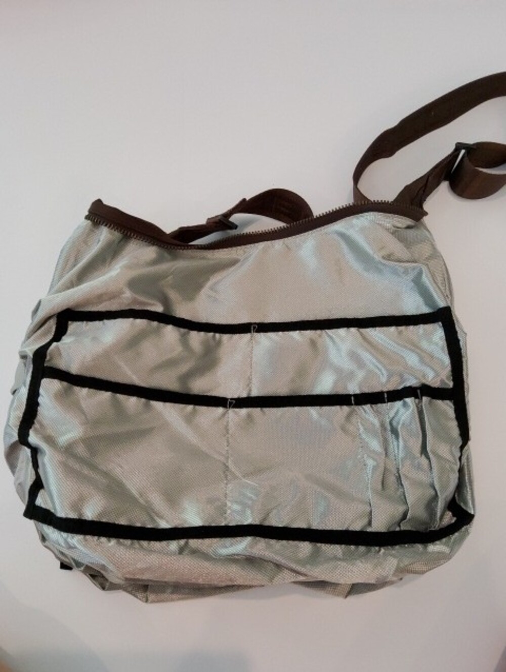 Diesel Brown Messenger Crossbody Bag - Picture 7 of 10